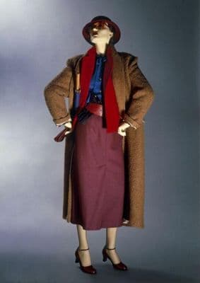 Red Wool Tailored Day Jacket