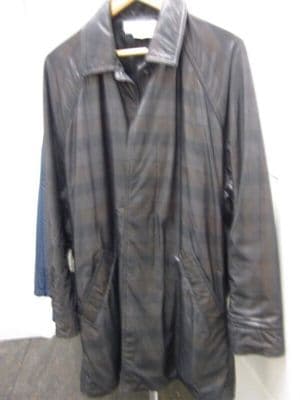 Charcoal Grey Oversized Nylon Raincoat