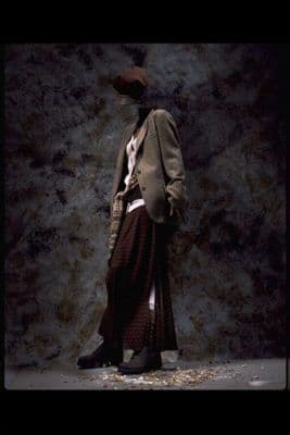 Oversized Checked Wool Blazer Jacket