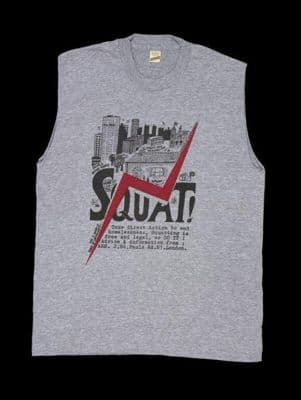 Heather Gray Cotton Sleeveless Graphic Tank Top