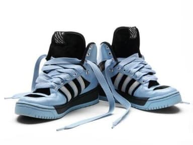 Light Blue Cotton Athletic Sneaker Laces