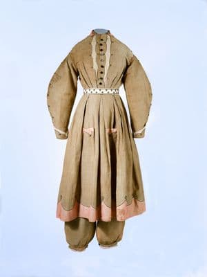 Tan Wool Twill Three-Piece Gymnasium Suit