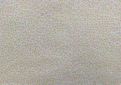 Pale Pink Cotton Ditsy Floral Print Sample