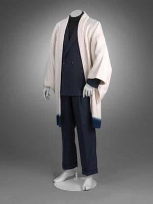 Indigo Dyed Cotton Quilted Sashiko Haori Jacket