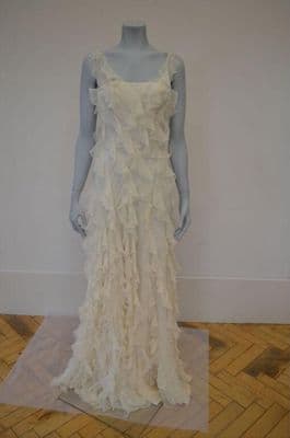 Evening dress, silk chiffon, designed by Christian Dior, France, 2007