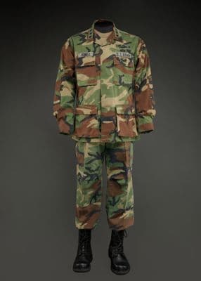 Woodland Camouflage Cotton-Nylon Military Battle Dress Jacket