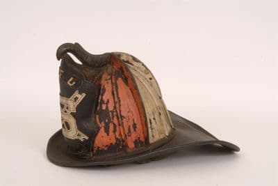 Fire Helmet, "S.F.F.D. 5"
