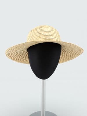 Natural Straw Wide Brim Sun Hat