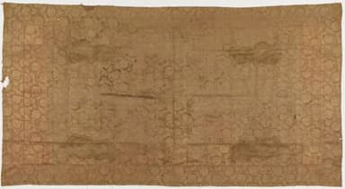 Golden Brown Silk Brocade Buddhist Monk Kesa