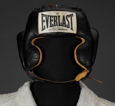 Headgear worn by Muhammad Ali
