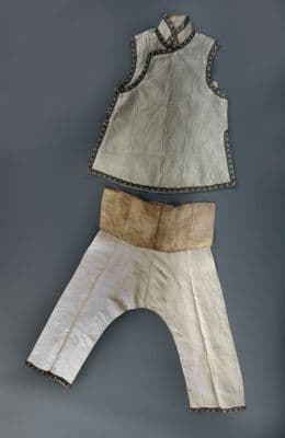 Sage Green Cotton Mandarin Collar Vest