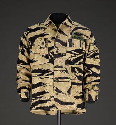 US Army Jungle tiger fatigues worn by Sergeant James E. Moss