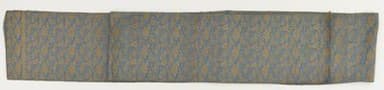 Sage Green Silk Brocade Geometric Obi Sash