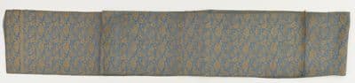 Sage Green Silk Brocade Geometric Obi Sash