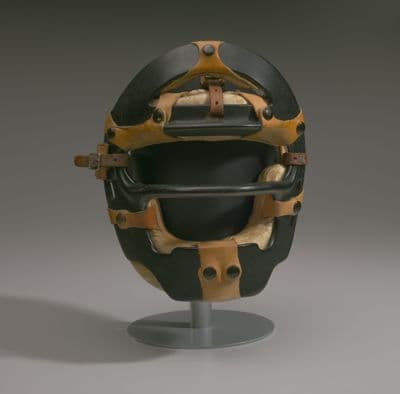 Umpire mask worn by Emmett Ashford