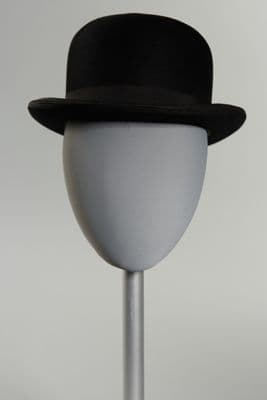 Black Wool Felt Derby Hat