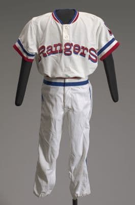 Texas Rangers White Polyester Baseball Uniform Shorts
