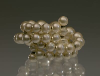 Yellow Faux Pearl Multi-Strand Bracelet