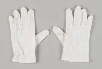Army dress uniform gloves worn by General Colin L. Powell