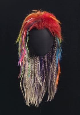 Rainbow Synthetic Fiber Performance Wig