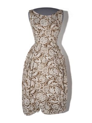 Cotton Feedsack Floral Print Day Dress