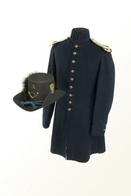 Dark Navy Blue Wool Infantry Frock Coat