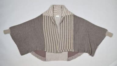 Oversized Knitted Silk Yak Hair Jacket Ensemble