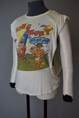 Cream Cotton King Kurt Graphic T-Shirt
