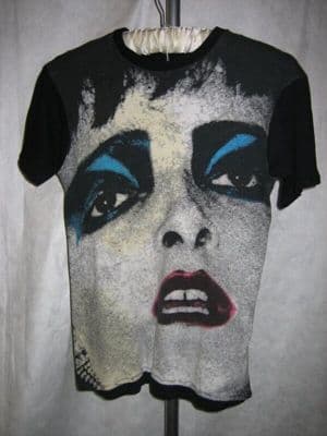 Black Cotton Siouxsie Sioux Graphic T-Shirt