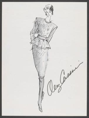 Black White Wool Crepe Power Suit Dress