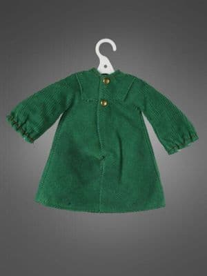 Forest Green Corduroy A-Line Doll Coat