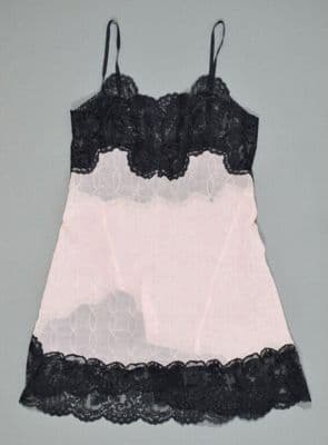 Pale Pink Nylon Chiffon Slip Petticoat