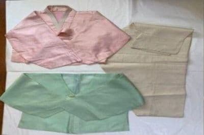 Traditional Korean Silk Hanbok Ensemble