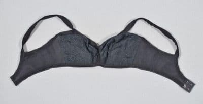 Brassiere, black lace and elastic, Rigby & Peller, London, England, 1950s-60s.