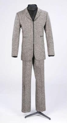 Black Silk Roll-Neck Shirt