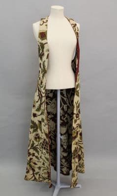 Cotton Upholstery Fabric Long Waistcoat Botanical Print