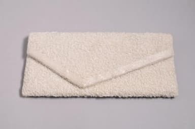 Cream Beaded Envelope Clutch Handbag