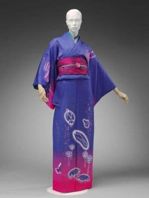 Deep Sea Printed Polyester Contemporary Kimono