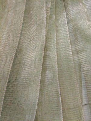 Sage Green Silk Banarasi Sari with Gold Thread