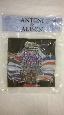 Black Cotton T-Shirt with Liquid-Filled Plastic Print