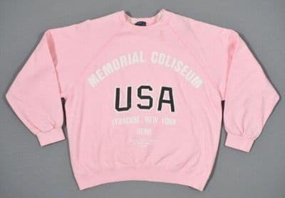 Tracksuit, pink cotton and acrylic jersey with logos, Capitol, mid-1970s