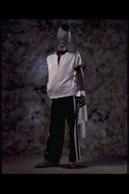 Black Cotton Jersey Jogging Trousers