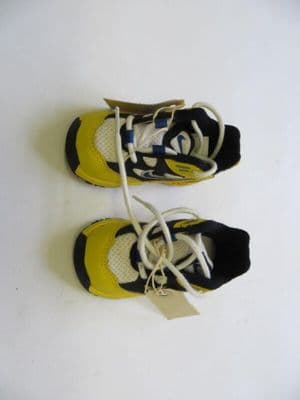 Yellow Black White Baby Athletic Trainers