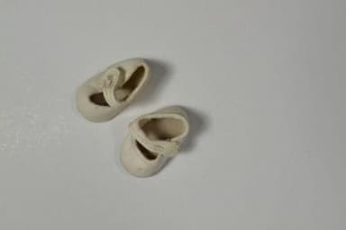 White Leather Doll Mary Jane Shoes