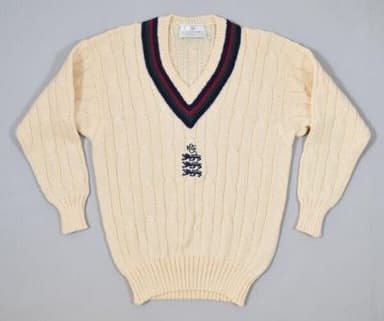 Cream Wool Cricket Sweater with Cable Knit