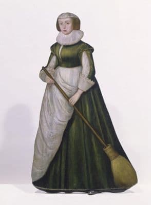 Woman with Broom