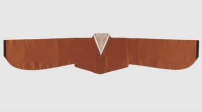 Rust Brown Silk Cropped Bolero Jacket