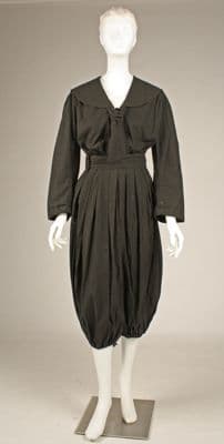 Olive Green Cotton Gymnasium Suit with Sailor Collar