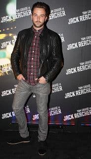 Black Leather Motorcycle Jacket with Asymmetrical Zip