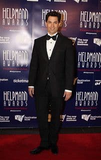 Black Wool Single-Breasted Tuxedo Blazer